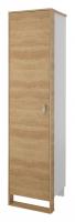 Сити СТЛ.336.08 Шкаф 1 дв. Бело-серый/Дуб небраска фото Сити СТЛ.336.08 Шкаф 1 дв. Бело-серый/Дуб небраска. Фото №1