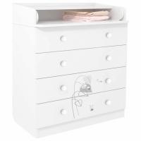 Комод Polini kids French 1580,  Amis, белый фото Комод Polini kids French 1580,  Amis, белый. Фото №1