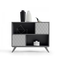 Узкая тумба NORA 3045.6 Plomo/Piedra mate