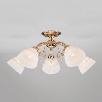 Потолочная люстра Eurosvet Camilla 30156/5 золото фото Потолочная люстра Eurosvet Camilla 30156/5 золото. Фото №1