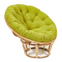 Кресло из ротанга Папасан Эко Скин (Papasan Eco Skin 23/01)+Подушка (Natural (натуральный))