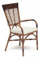 Стул Secret De Maison Kavanto с подлокотниками  натуральный ротанг, 98х60х51см, коричневый античный / Brown Antique фото Стул Secret De Maison Kavanto с подлокотниками  натуральный ротанг, 98х60х51см, коричневый античный / Brown Antique. Фото №1