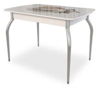 Танго Стол (обеденный) белый/Кофе