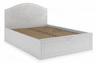 кровать 2000*1400 Ассоль АС-60 (с ламелями и п/м) белое дерево кровать 2000*1400 Ассоль АС-60 (с ламелями и п/м) белое дерево. Фото №1