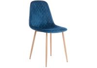 Стул Capri dark blue / wood фото Стул Capri dark blue / wood. Фото №1