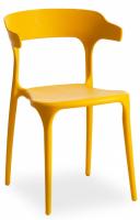 Стул TON (mod. PP-106) пластик, 50 х 50 х 76 см, желтый 037 (поставляется по 4 шт). Фото №1