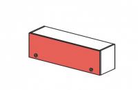 Шкаф навесной с открыванием фасада вверх Силуэт. Фото №1