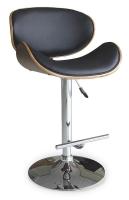 Стул барный JY1076 черный/хром