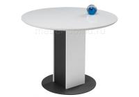 Стол Бастиан белый / графит фото Стол Бастиан белый / графит