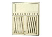 Шкаф настенный с сушкой Злата 3381