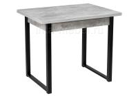 Стол деревянный Форли бетон / черный матовый фото Стол деревянный Форли бетон / черный матовый. Фото №1