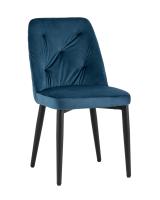 Стул Эмма велюр сине-зеленый