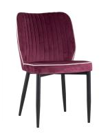 Стул Лоренс велюр бордовый фото Стул Лоренс велюр бордовый. Фото №1