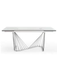 Стол DT9118GS (180-260) прозрачный