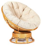 Кресло-качалка PAPASAN w 23/01 B / с подушкой / Honey (мед), ткань Старт фото Кресло-качалка PAPASAN w 23/01 B / с подушкой / Honey (мед), ткань Старт. Фото №1