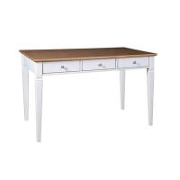 Стол письменный "Ольса" 003 (белый лак/антик)