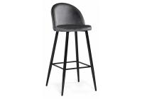 Барный стул Dodo 1 dark grey with edging / black фото Барный стул Dodo 1 dark grey with edging / black