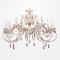 Подвесная люстра Eurosvet Galatea 10009/12 белый с золотом фото Подвесная люстра Eurosvet Galatea 10009/12 белый с золотом. Фото №1