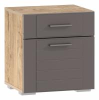 Тумба прикроватная Livorno НМ 013.62 Софт Графит, Дуб бунратти