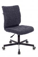 Кресло Бюрократ CH-330M синий экомех крестовина металл черный. Фото №1