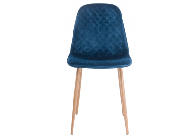 Стул Capri dark blue / wood фото Стул Capri dark blue / wood. Фото №3