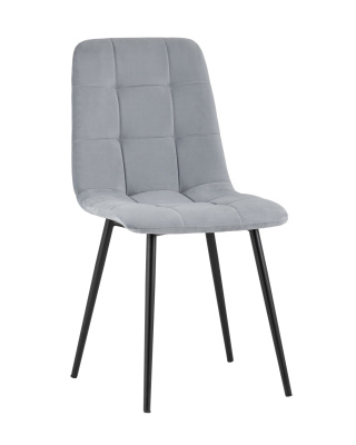 Стул Oliver велюр светло-серый. Фото №2