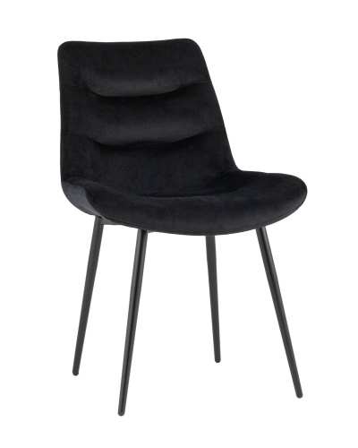 Стул Остин велюр черный. Фото №1