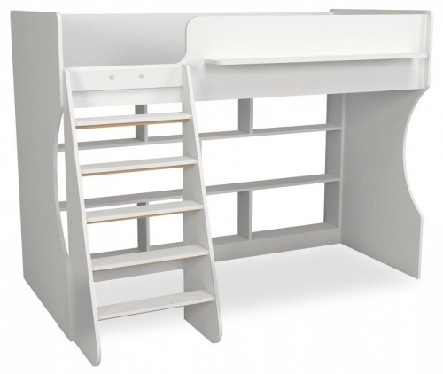 Кровать-чердак Р432-П Капризун 1, белый. Фото №1
