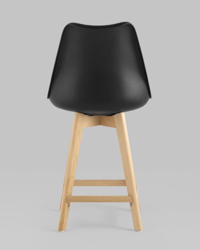 Стул полубарный FRANKFURT черный. Фото №6