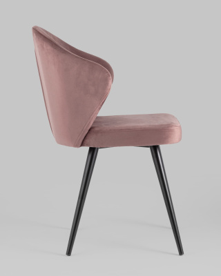 Стул Танго велюр пыльно-розовый. Фото