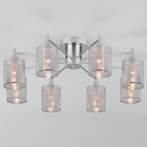 Потолочная люстра Eurosvet Tela 70109/8 хром. Фото №1