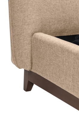 Кровать с ортопедическим основанием 1.6 Сканди Лайт Бежевый. Фото