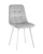 Стул Chilly велюр серебристый ножки белые фото Стул Chilly велюр серебристый ножки белые. Фото №2