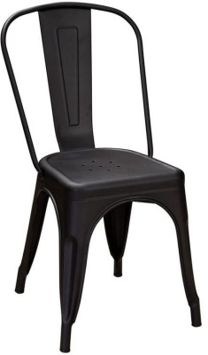 Стул Tolix Черный фото Стул Tolix Черный. Фото №2