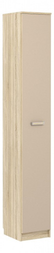 Акварель НМ 013.05-01 М Шкаф-пенал Правый Капучино, Дуб Сонома. Фото №1