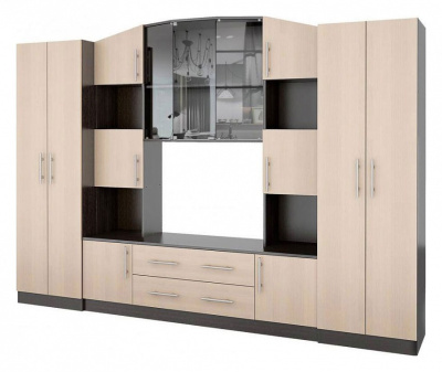 Макарена (Октавия) СТЛ.285.01 Стенка Венге/Дуб кремона. Фото