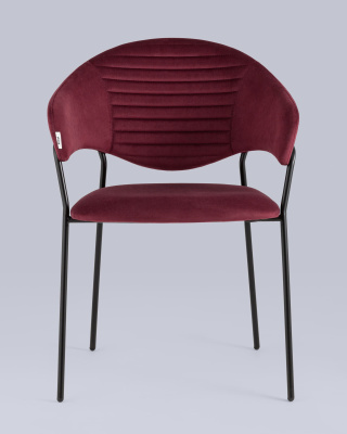 Стул Алексис велюр винный. Фото №5