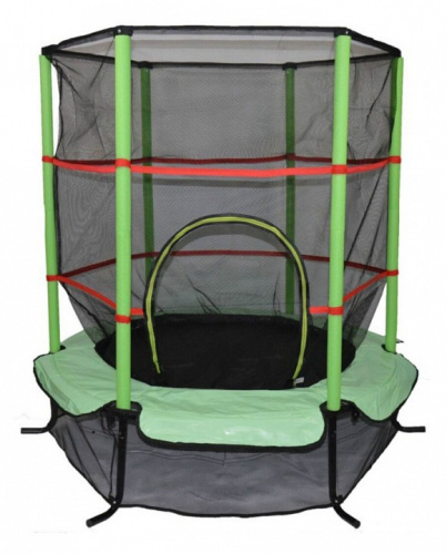 Батут AL-140 1400 мм, зеленый, черный фото Батут AL-140 1400 мм, зеленый, черный. Фото №1