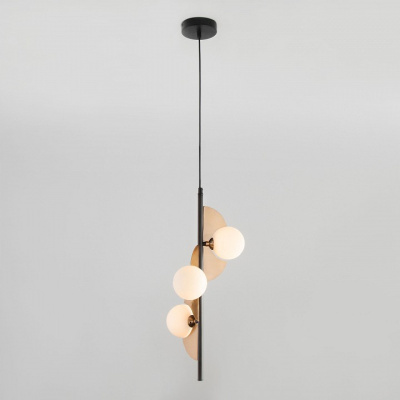 Подвесная люстра Eurosvet Futura 50143/3 золото/черный. Фото №2