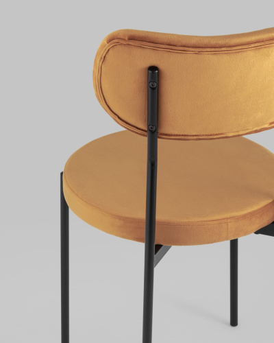 Стул Барбара велюр терракотовый фото Стул Барбара велюр терракотовый. Фото №8