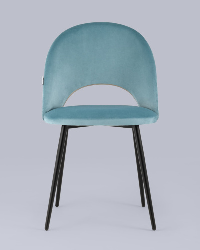 Стул Меган велюр пыльно-голубой. Фото №5