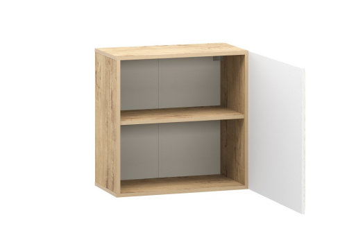 Шкаф Snow wood НМ 014.53-01, Белое дерево, Дуб Бунратти. Фото №2