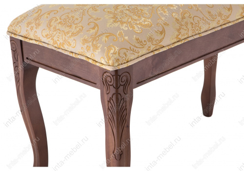 Банкетка Валентино орех / бежевый. Фото №6