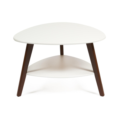 Стол журнальный Caroll (белый/орех). Фото №1