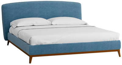 Кровать с ортопедическим основанием и ящиком Сканди Лайт 1.4 Сапфир. Фото