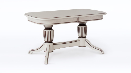 Стол Лира 14 эмаль (резная нога). Фото №1