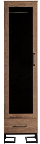 Шкаф витрина Loft Дуб Табак фото Шкаф витрина Loft Дуб Табак. Фото №4