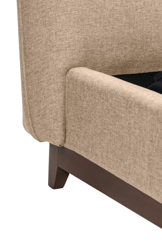 Кровать с ортопедическим основанием и ящиком Сканди Лайт 1.4 Бежевый. Фото №6