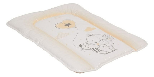 Матрас пеленальный Polini kids Слоник, бежевый. Фото №3