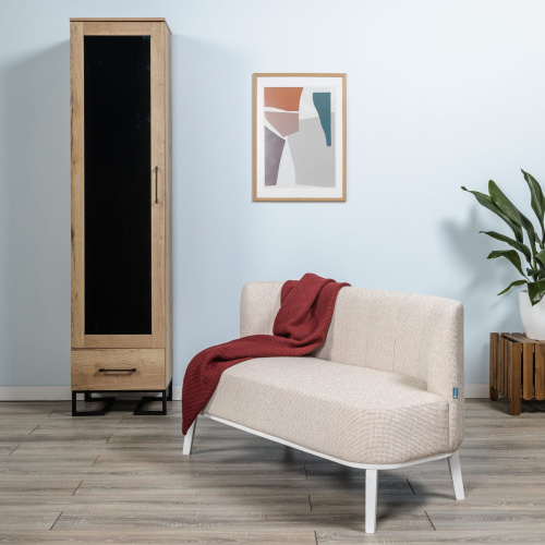 Шкаф витрина Loft Дуб Табак фото Шкаф витрина Loft Дуб Табак. Фото №13